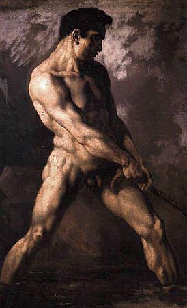 Masculino nu - Théodore Géricault
